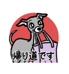 おでかけイタグレ達のスタンプ（個別スタンプ：3）