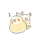 ゆるかわおかめいんこ（個別スタンプ：4）