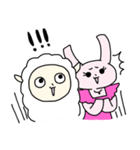 がんばれ！メェメェちゃん2（個別スタンプ：33）