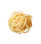 パスタのトッピングを追加してね。（個別スタンプ：4）