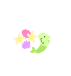 い草色の海のようせい（個別スタンプ：7）