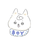 子育て白柴モモタロ（個別スタンプ：35）