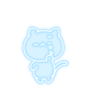 ネオンペン風うさぎとねこ（個別スタンプ：22）