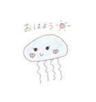くすみクラゲちゃん（個別スタンプ：1）
