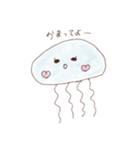 くすみクラゲちゃん（個別スタンプ：9）