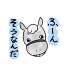 日常/競馬で使えるゆるい競走馬スタンプ2（個別スタンプ：9）