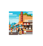 ピクセリシャス・フーディ・ステッカー（個別スタンプ：25）