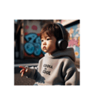 ストリートファッション男の子（個別スタンプ：7）