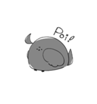自称カッコイイカラスのPoi（個別スタンプ：1）
