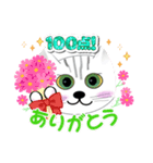 猫の挨拶スタンプ1（個別スタンプ：2）