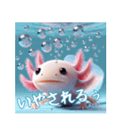 ウーパールーパー！超可愛い！3Dリアル（個別スタンプ：14）