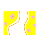 背景と挨拶（個別スタンプ：14）