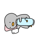 小さなペンギン ペンキー (日本語＆韓国語)（個別スタンプ：7）