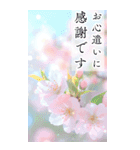 はるいろBIG♡春のお祝いとご挨拶✿（個別スタンプ：15）