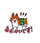 コーギーあかねのイラストスタンプ2（個別スタンプ：1）