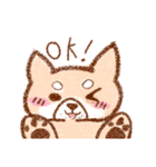 ゆるい柴犬のスタンプ（個別スタンプ：7）