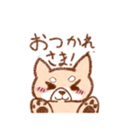 ゆるい柴犬のスタンプ（個別スタンプ：16）