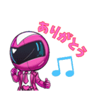 コナピンク（黒板戦隊コナレンジャー）（個別スタンプ：7）