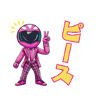 コナピンク（黒板戦隊コナレンジャー）（個別スタンプ：18）
