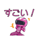 コナピンク（黒板戦隊コナレンジャー）（個別スタンプ：21）