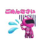 コナピンク（黒板戦隊コナレンジャー）（個別スタンプ：25）