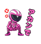 コナピンク（黒板戦隊コナレンジャー）（個別スタンプ：30）