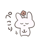 おはなうさぎ(敬語)（個別スタンプ：26）