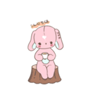 たれうさぎちゃん（個別スタンプ：3）