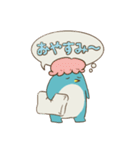 ライトカラーペンギンの日常スタンプ（個別スタンプ：2）
