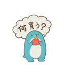 ライトカラーペンギンの日常スタンプ（個別スタンプ：4）