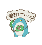 ライトカラーペンギンの日常スタンプ（個別スタンプ：5）
