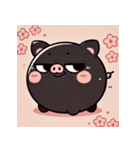 くろぶたの春だより（個別スタンプ：8）