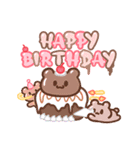 シュガーベア-お誕生日おめでとう（個別スタンプ：16）
