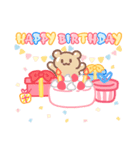 シュガーベア-お誕生日おめでとう（個別スタンプ：30）