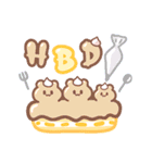 シュガーベア-お誕生日おめでとう（個別スタンプ：40）