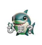 サメだけど日常系！シャークン第2弾（個別スタンプ：3）