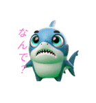 サメだけど日常系！シャークン第2弾（個別スタンプ：4）