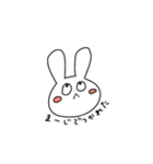 普段使いゆるうさぎ（個別スタンプ：4）
