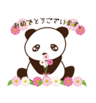 パンダのspring season（個別スタンプ：1）