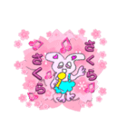 よしウサ春ピョン（個別スタンプ：3）