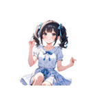 女の子供（個別スタンプ：1）