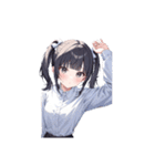 女の子供（個別スタンプ：16）