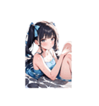 女の子供（個別スタンプ：18）