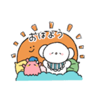 ふわまる＆めんこちゃんの日常スタンプ（個別スタンプ：6）