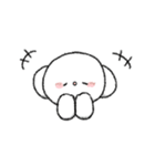 ふわまる＆めんこちゃんの日常スタンプ（個別スタンプ：17）