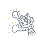 Mr. White Tiger（個別スタンプ：4）