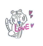 Mr. White Tiger（個別スタンプ：18）