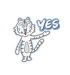 Mr. White Tiger（個別スタンプ：34）
