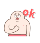 【日本語】人中哥ときのこ君 コラボ（個別スタンプ：7）
