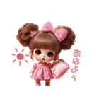 毎日使える可愛い♡小さい女の子（個別スタンプ：1）